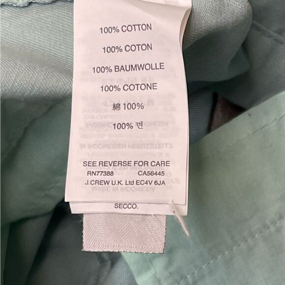 J. Crew Black Label Chino Shorts Sea foam Green Sz 6 Classic Preppy Polished - Picture 5 of 7